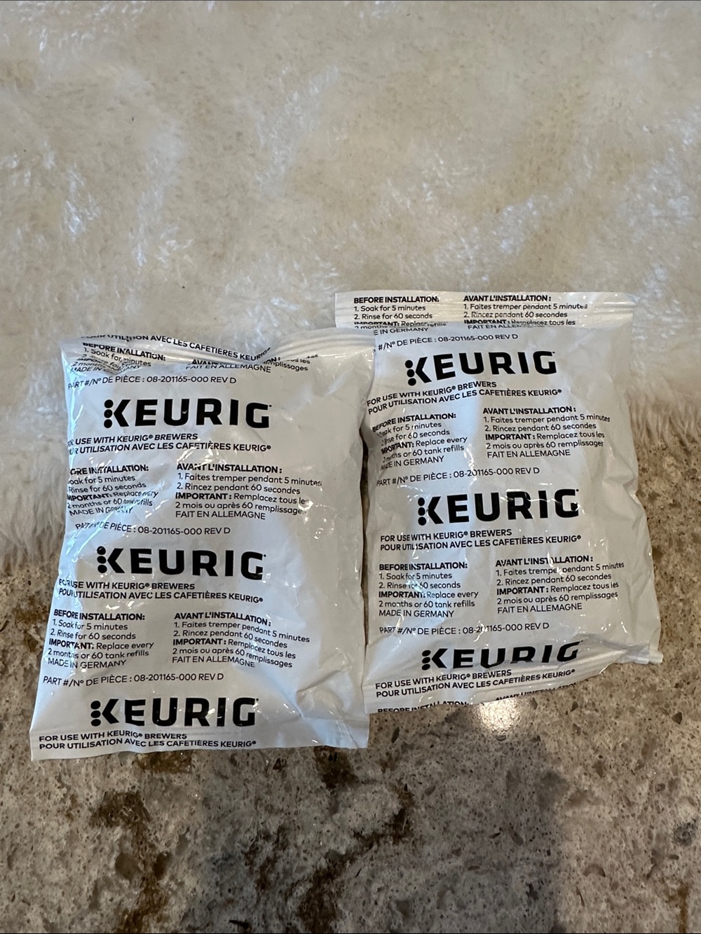 2 new Keurig replacement filters